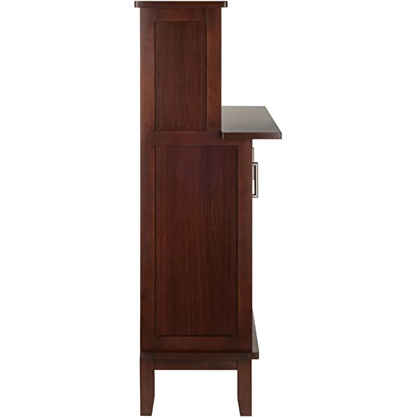 Winsome Beynac Bar Cappuccino Wine Cabinet