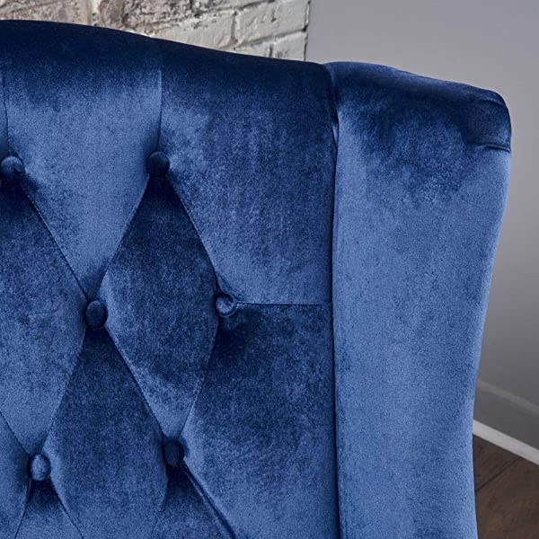 Christopher Knight Home Toddman High-Back Fabric Club Chair, Dark Charcoal