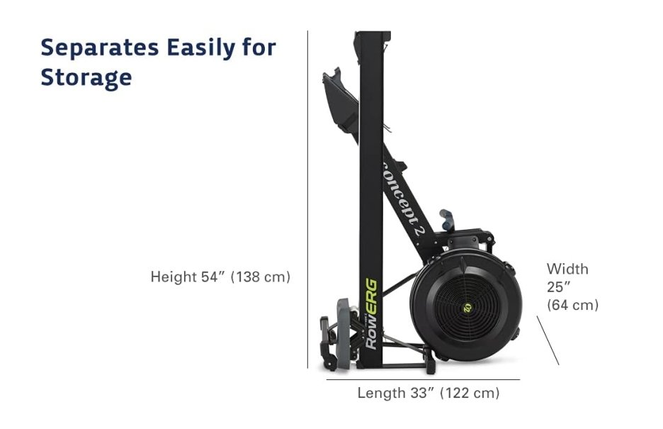 CONCEPT 2 MODEL D WITH PM5 IN BLACK, OUTSTANDING CONDITION
