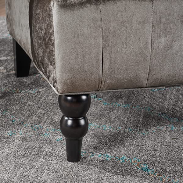 Christopher Knight Home Toddman High-Back Fabric Club Chair, Dark Charcoal