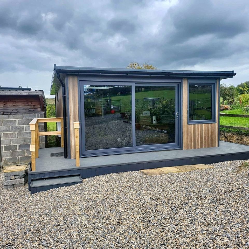 Plastic clad garden room Garden office Garden gym Garden bar