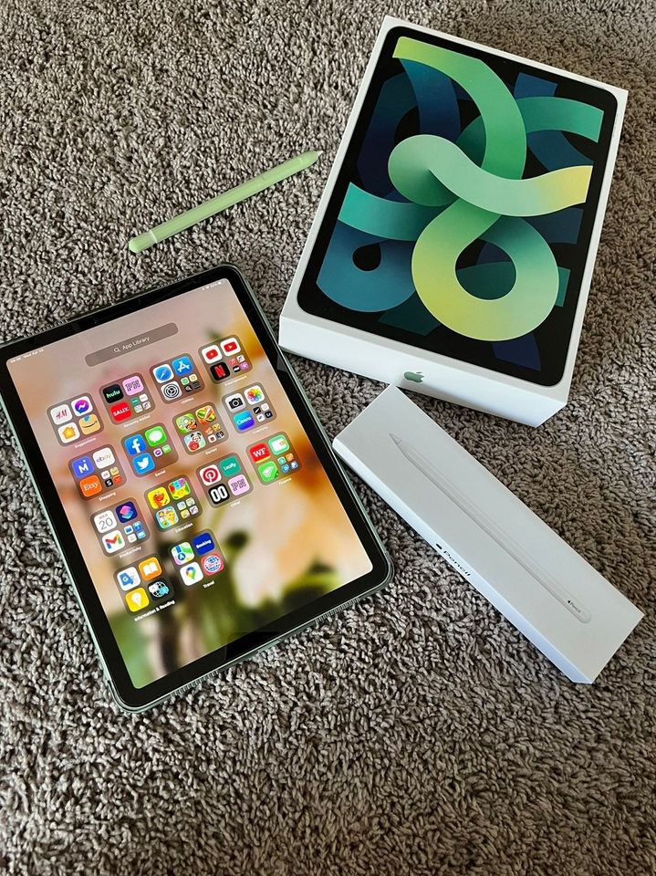 · Ipad Air 4 256GB Green WIFI only + Pencil A0123.