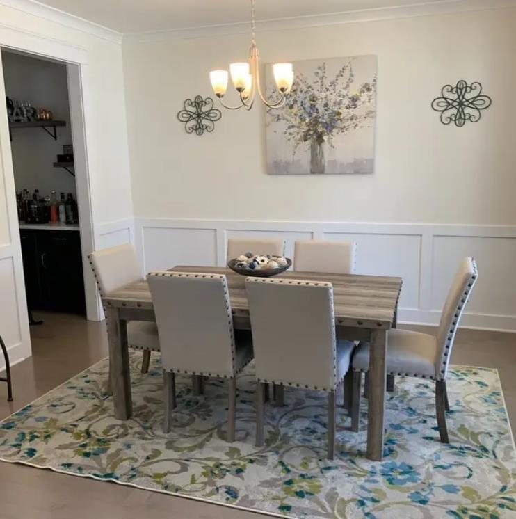 6 - Person Solid Wood Dining Set