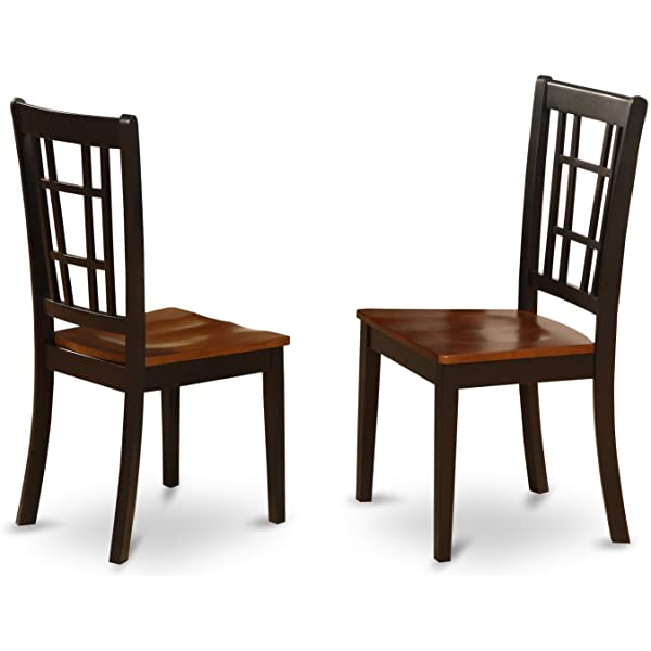 5 PC Dining room set -Table and 4 Dining Chairs Dlni5-blk-lc
