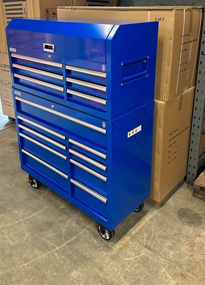2 PIECE 41” INCH 15 DRAWER TOOL CHEST