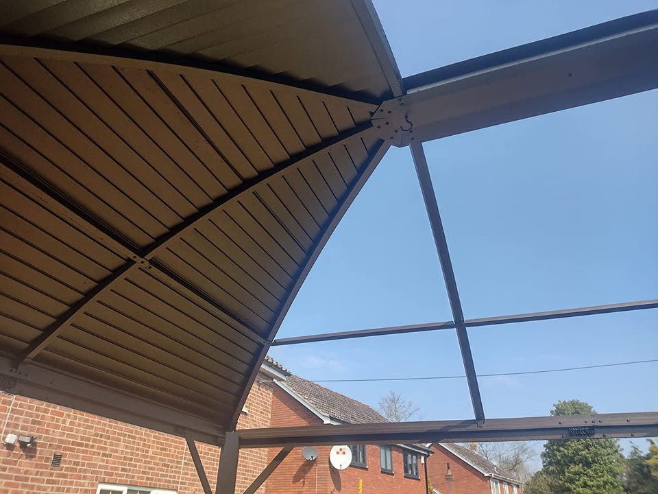 3x4meter Aluminium Framed Roof Gazebo Galvanised Luxury Garden Gazebo Metal Roof Hard Top Gazebo