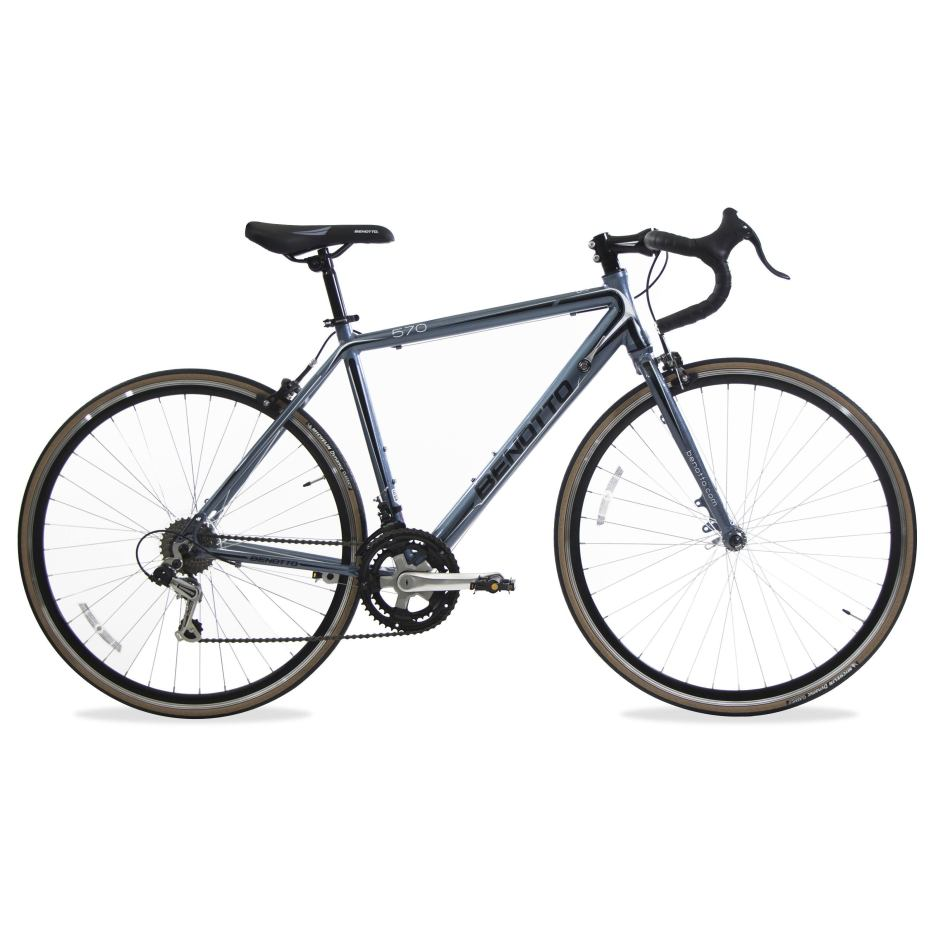 Benotto Ruta 570 Road Bike 700c Wheels Silver  54cm (5'6-5'10)