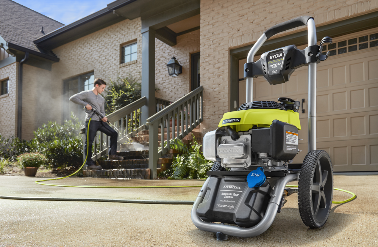 RYOBI 3000 PSI 2.3 GPM Honda Gas Pressure Washer